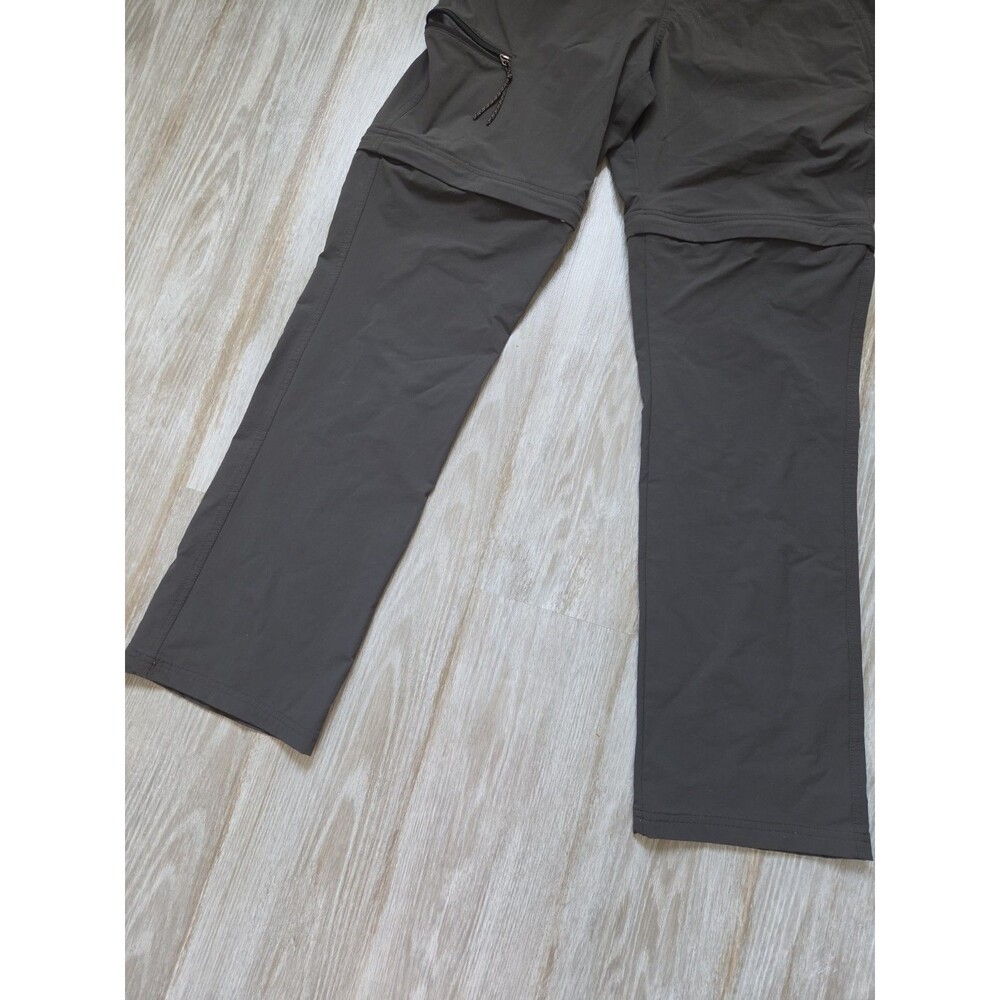 REI Co-op Convertible Hiking Pants Mens S Gray Zip Off Trail Outdoor Travel EUC - Picture 3 of 11